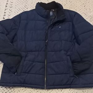 Calvin Klein Dark Blue Quilted Jacket